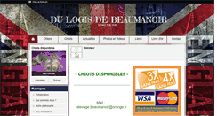 Desktop Screenshot of elevage-beaumanoir.com